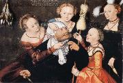 CRANACH, Lucas the Elder, Hercules and Omphale